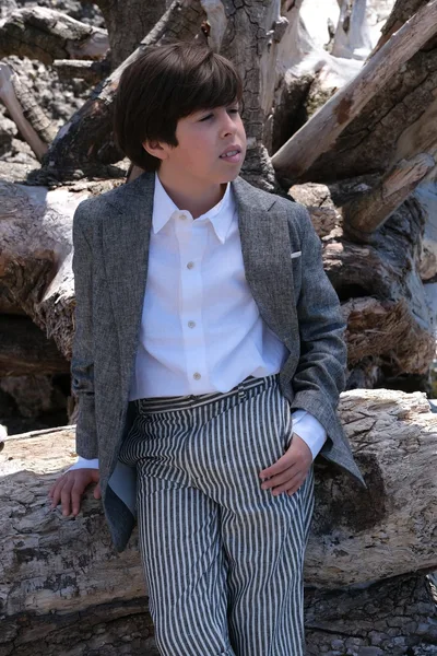 Blazer "Portofino" Tweed Grigio