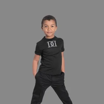 T-shirt "Napoli" Monogramma DD Nera